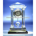 Arrival telephone crystal glass clock for business gift clock(R-1227